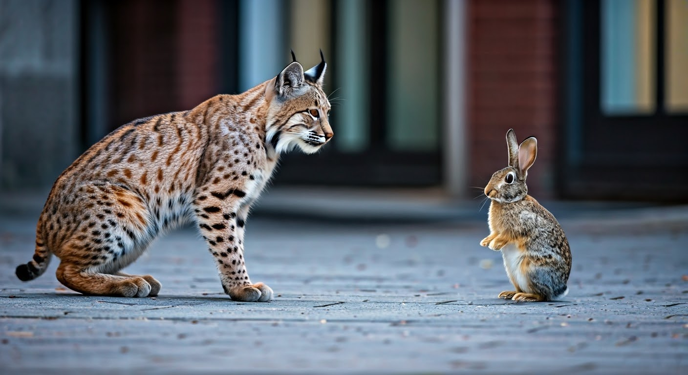 Urban Behavior Prediction: Bobcats and Rabbits Insights